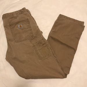 perfectly worn-in carhartt carpenter cargo pants